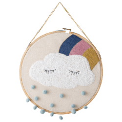 Embroidered, kids wall decor
