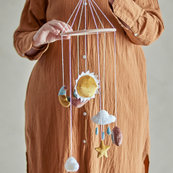 Kids mobile in textiles