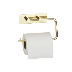 Selbstklebender Toilettenpapierhalter 15,5 x 10,5 cm. Gold-Optik