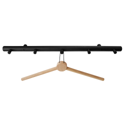 Kleiderstnder 5 Haken, 60 cm, schwarze Eiche