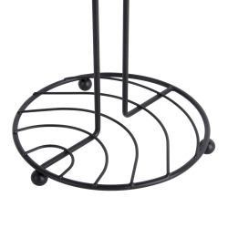 Paper towel holder, black metal
