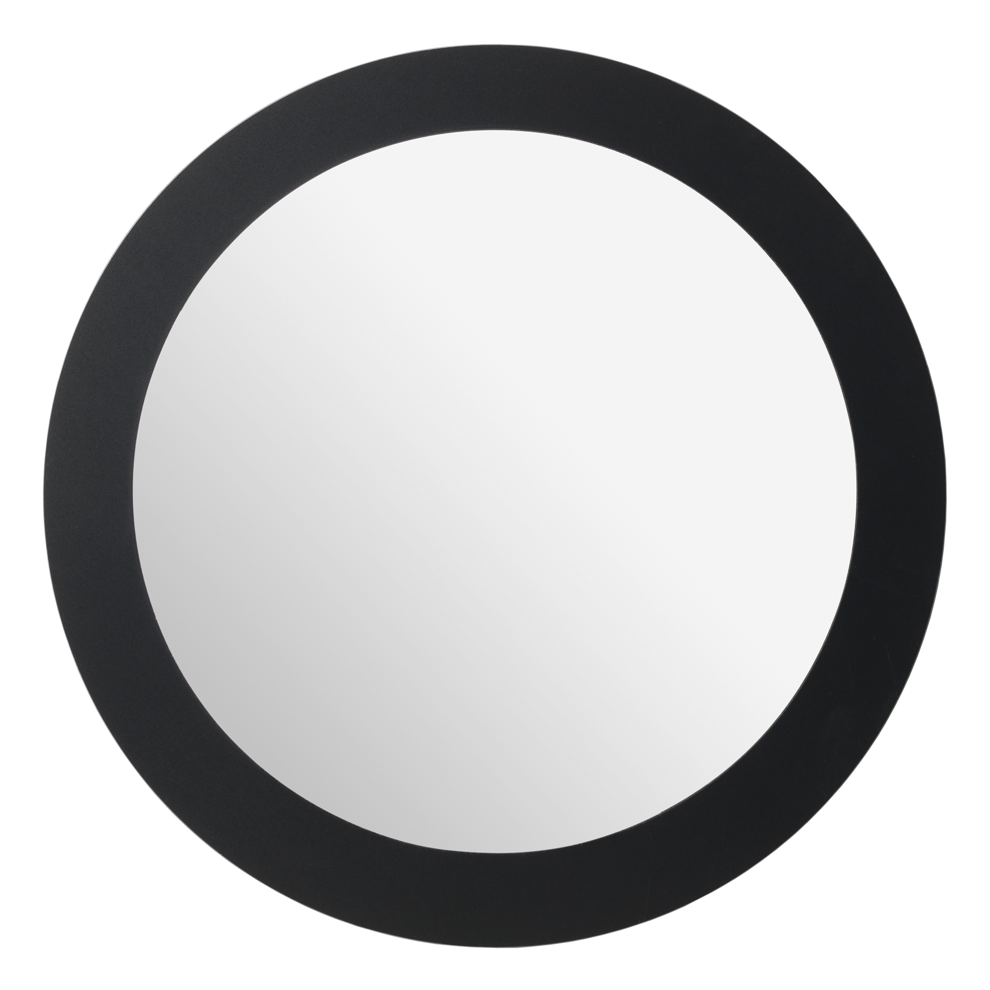 Billede af Cirkel 50 cm. magnetisk spejl med sort kant