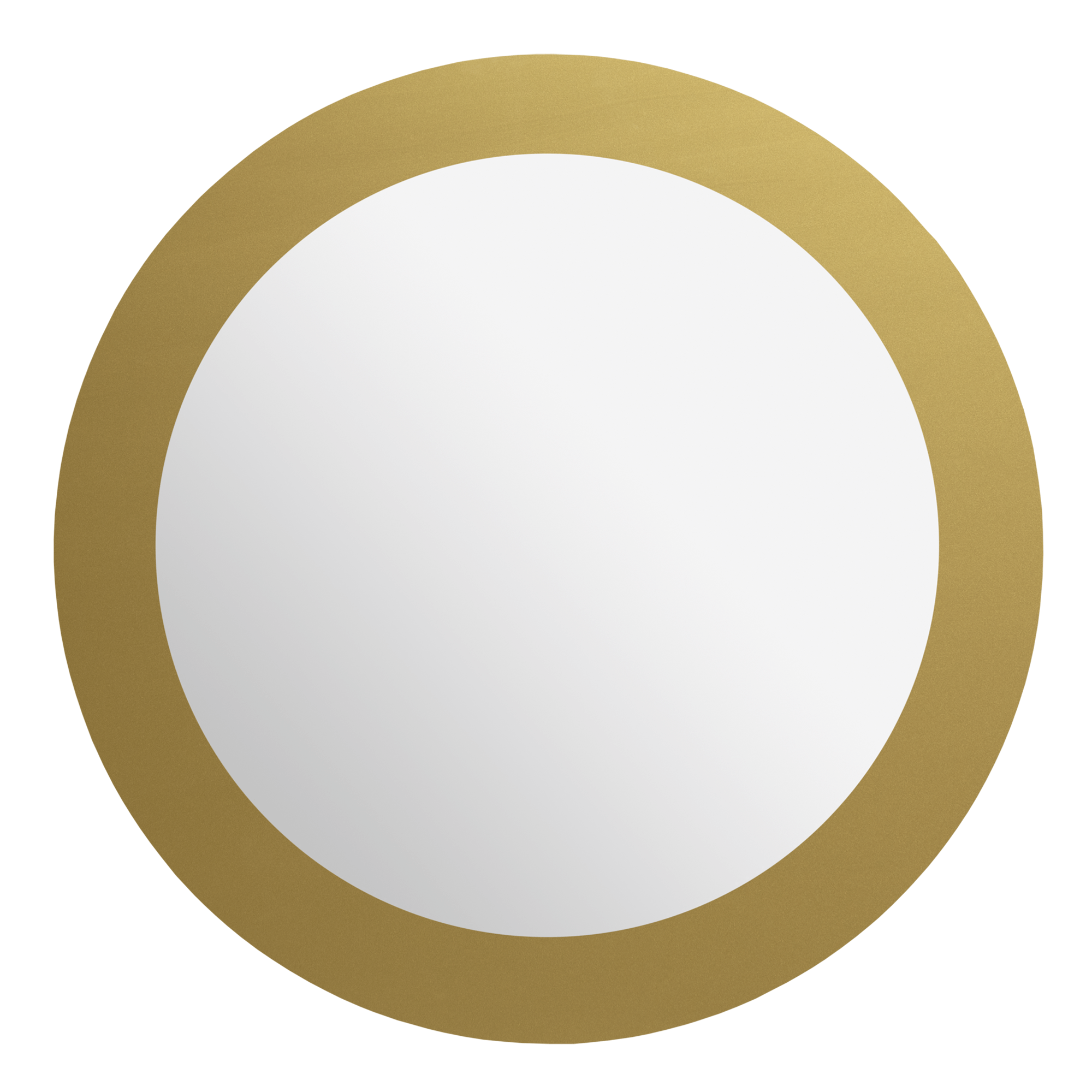 Billede af Cirkel 50 cm. magnetisk spejl med guld kant