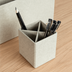 Stiftehalter, Leinwand, Natur