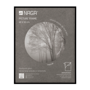 Bilderrahmen, 40x50 cm, schwarz