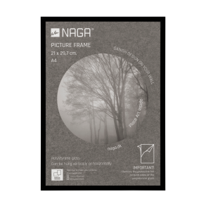 Picture frame, 21x29.7 cm, black