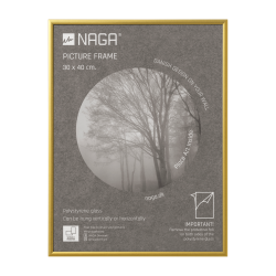 Picture frame, 30x40 cm, gold matt