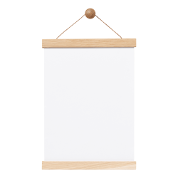 Magnet frame rail, oak, 22 cm.