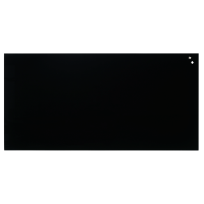 100 x 50 cm. Black magnetic Splashback
