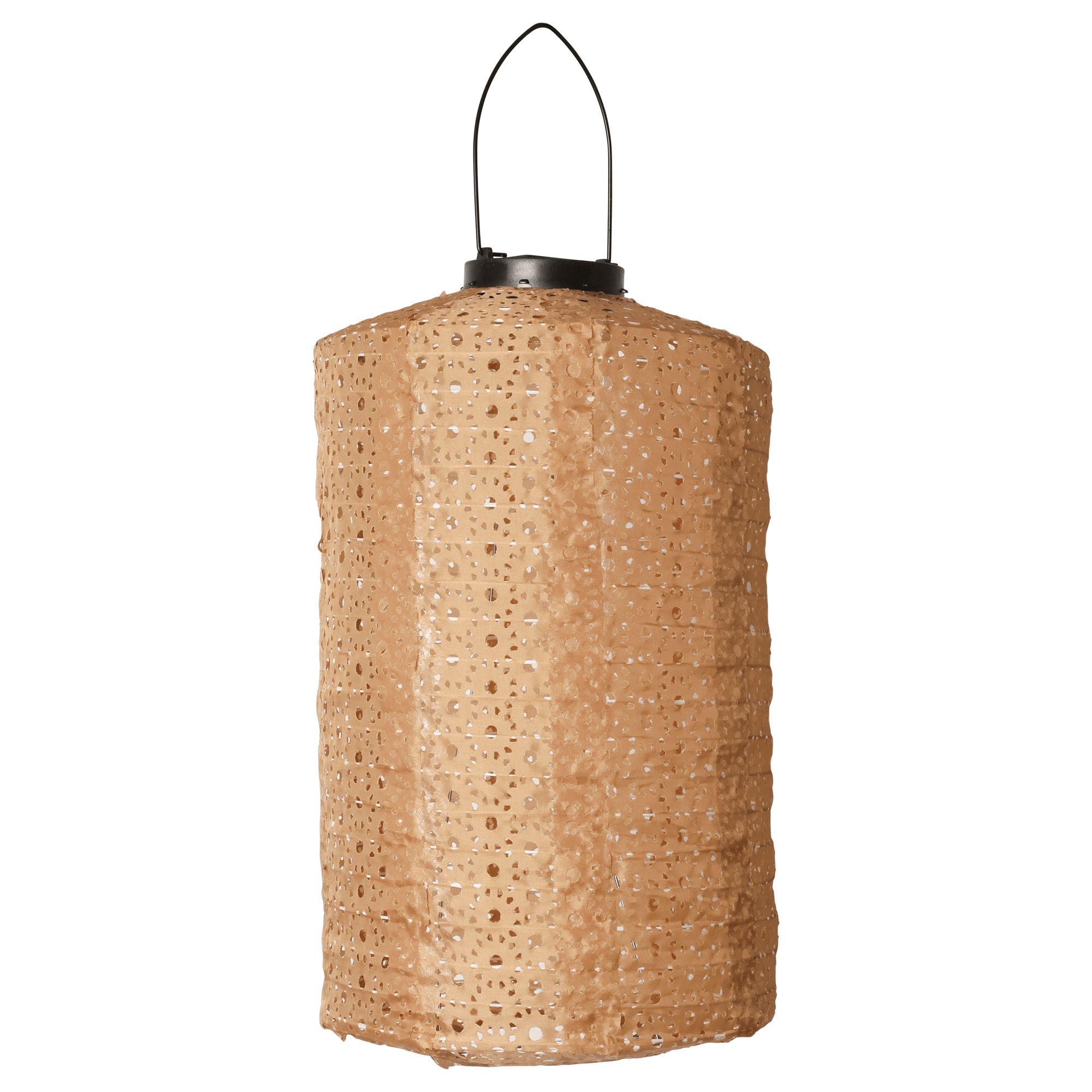 Se Solcelle lanterne, cylinder, terracotta hos Naga.dk