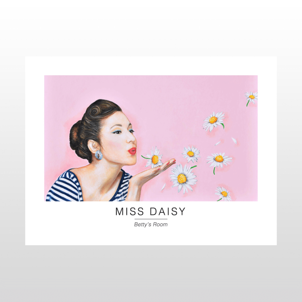 Kunstplakat  "Miss Daisy" 40 x 30 cm.