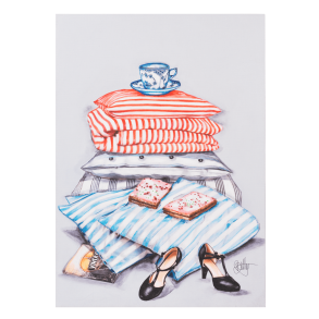 Konsttryck p duk 50 x 70 cm. 