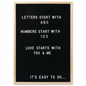 50 x 70 cm. Letter Board 