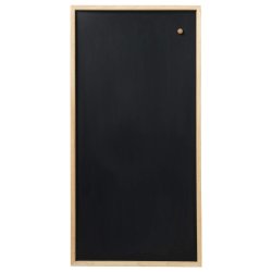 50 x 100 cm. Magnetische Tafel. Holzrahmen