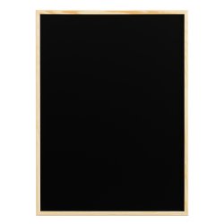 80 x 60 cm. Chalk board. Wood frame