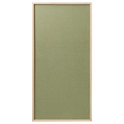 100 x 50 cm. Green pin board with wooden frame