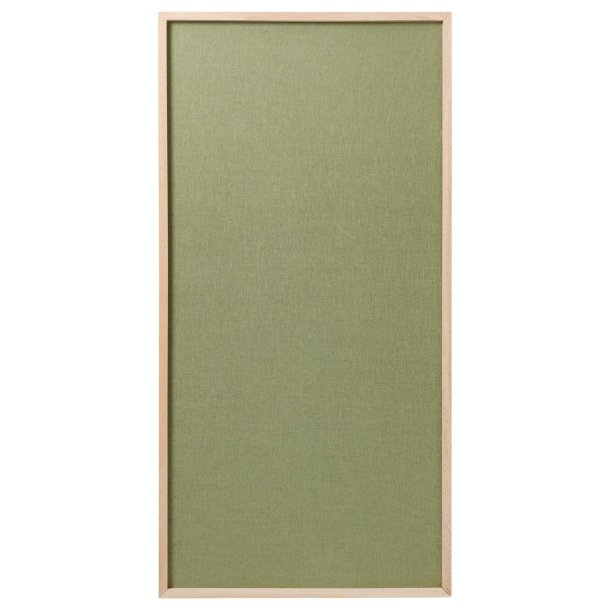 100 x 50 cm. Green pin board with wooden frame