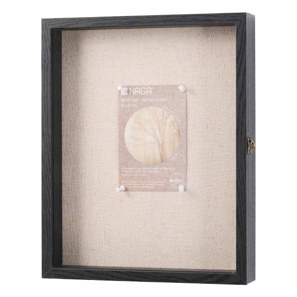 3D-ram, 30 x 37 cm, svart