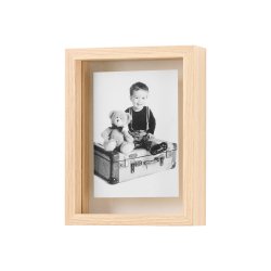 Dubbelsidig fotoram, 10 x 15 cm, tr