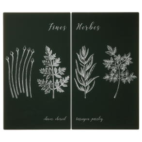 Schneidebretter aus gehrtetem Glas, Fines Herbes