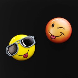 Smiley-Magnet, super starker Magnet