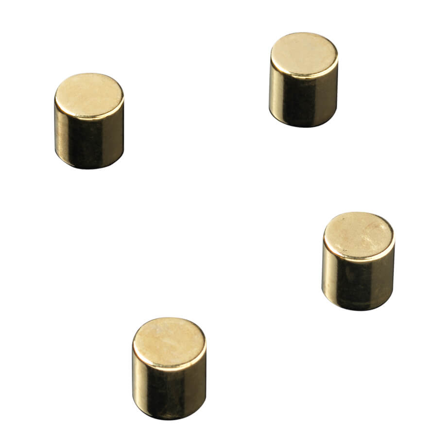 Billede af Guld magnet, Cylinder, Super Stærk Magnet