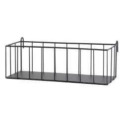Basket for Metal Wall Grid, Black