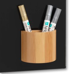 Magnetische Box für Glastafeln - Bambus
