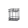 Pen holder for metal wall grid, Black