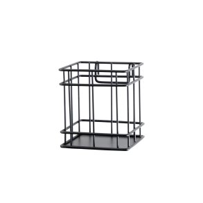 Pen holder for metal wall grid, Black