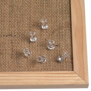 Pins, clear