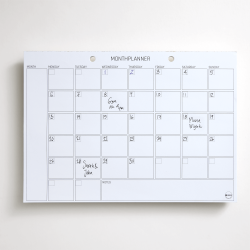 A4 Planning pad, Monthplanner, English