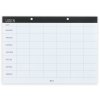 A4 Planning pad, Weekly planner, Danish