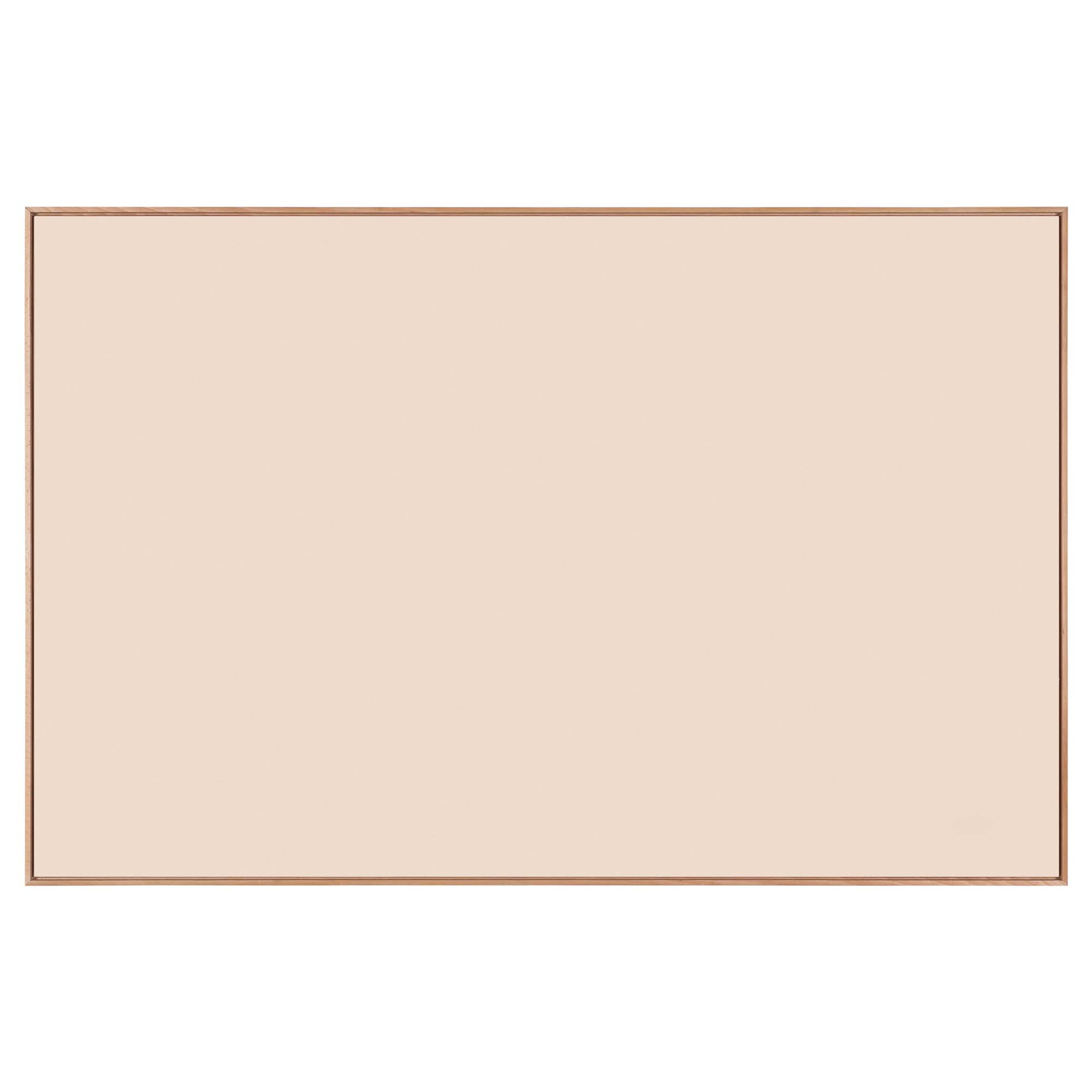 Whiteboard med massiv bøgetræsramme, Beige, 150 x 100 cm