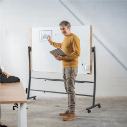 Rocada Natur 360 dobbeltsidet mobil whiteboard