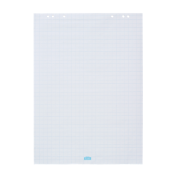 Flipchart block, 68 x 93cm squared and blank