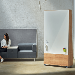 Rocada Natur dobbeltsidet mobil whiteboard