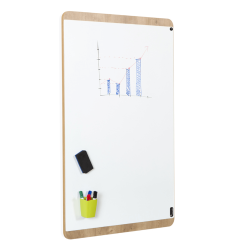 Rocada Natur whiteboard 75 x 115 cm.