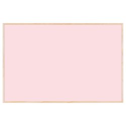 Whiteboardtavla med tr�ram, Rosa, 58,5 x 38,5 cm