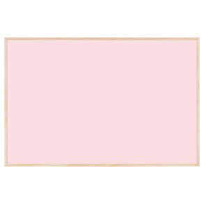 Whiteboardtavla med tr�ram, Rosa, 58,5 x 38,5 cm