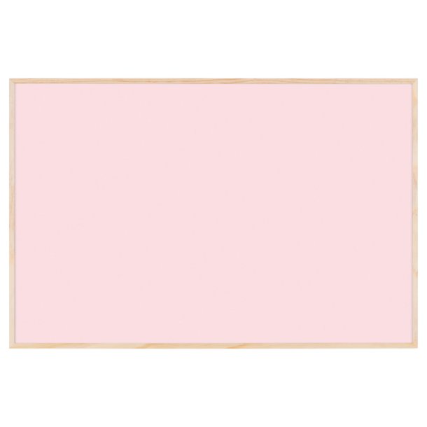 Whiteboardtavla med tr�ram, Rosa, 58,5 x 38,5 cm