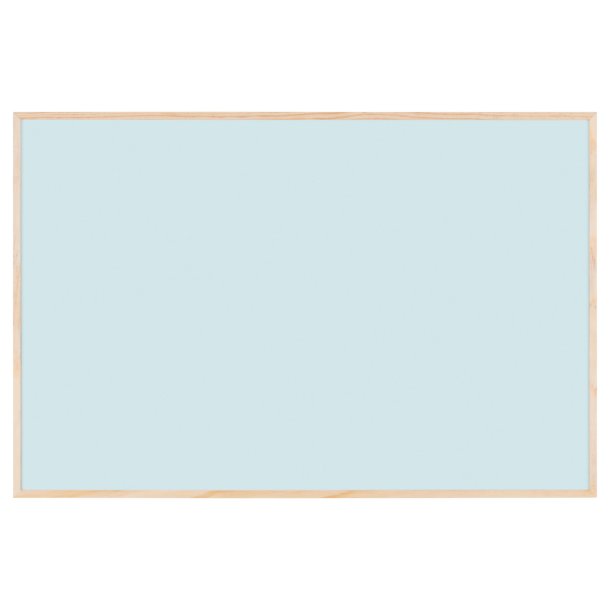 Whiteboard med tr�ram, Ljusbl�, 58,5 x 38,5 cm
