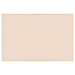 Whiteboard med tr�ram, Beige, 88,5 x 58,5 cm