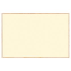 Whiteboard med tr�ram, Gul, 88,5 x 58,5 cm