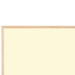 Whiteboard med tr�ram, Gul, 88,5 x 58,5 cm