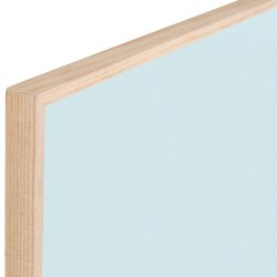 Whiteboard med tr�ram, Ljusbl�, 88,5 x 58,5 cm