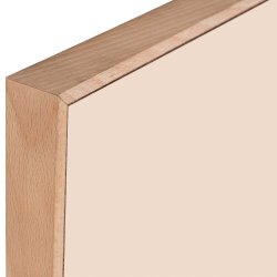 Whiteboard med massiv b�getr�sramme, Beige, 150 x 100 cm