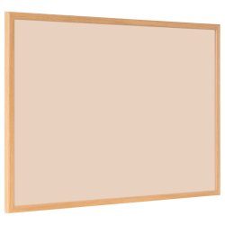 Whiteboard med MDF-ramme i egetr�slook, Beige, 120 x 90 cm