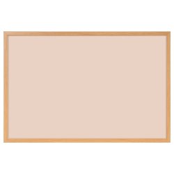 Whiteboard med MDF-ramme i egetr�slook, Beige, 120 x 90 cm