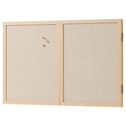 60 x 40 cm. Whiteboard med lger og trramme